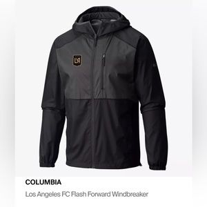 LAFC   Los Angeles LA Football Club FC MLS Columbia Windbreaker Jacket Men's XL